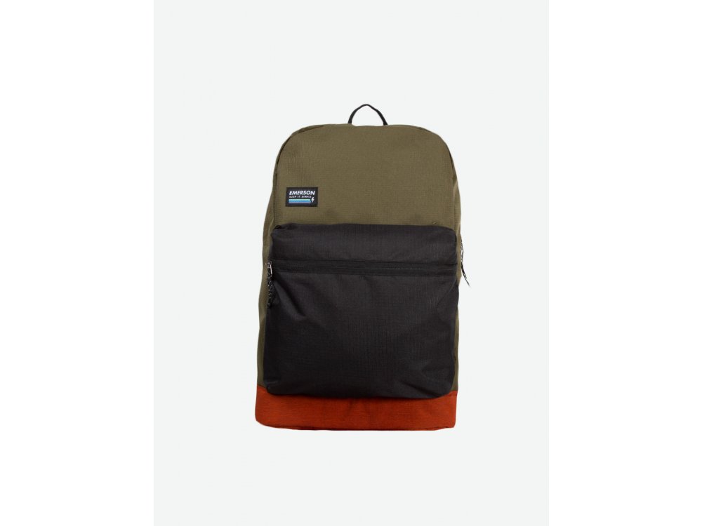 Emerson Backpack Olive-Black-Orange ML