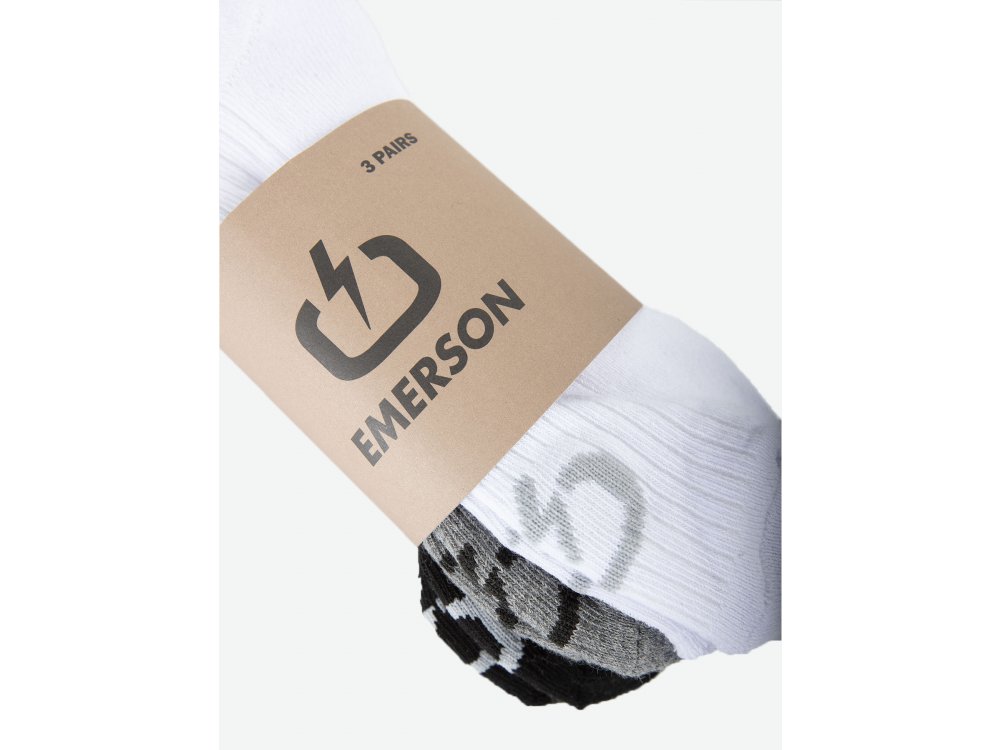 Emerson Unisex Socks Multi Colour (3-Pair Package)