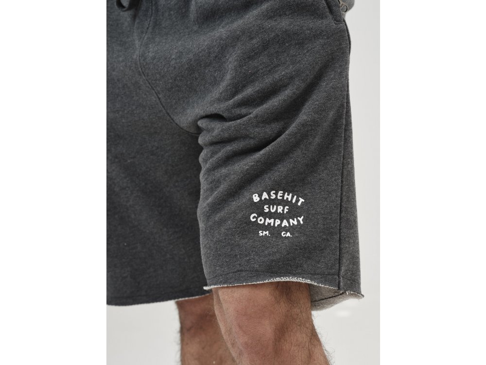 Basehit Men's Sweat Shorts D. Grey ML