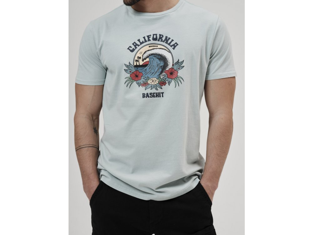 Basehit Men's S/S T-shirt Pistachio