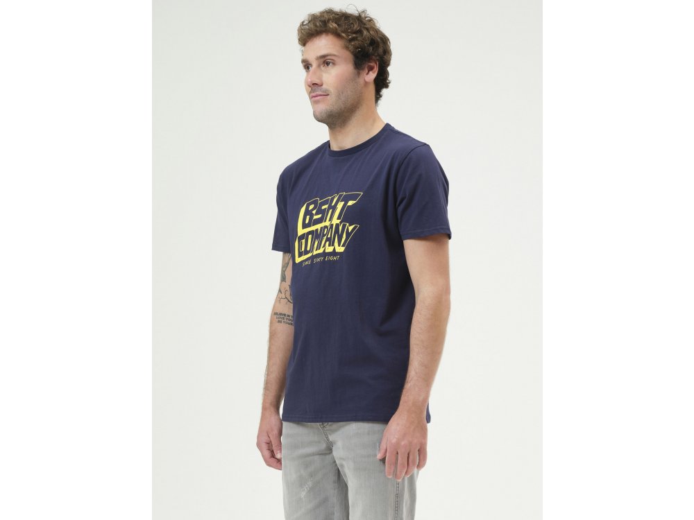 Basehit Men's S/S T-shirt Navy Blue