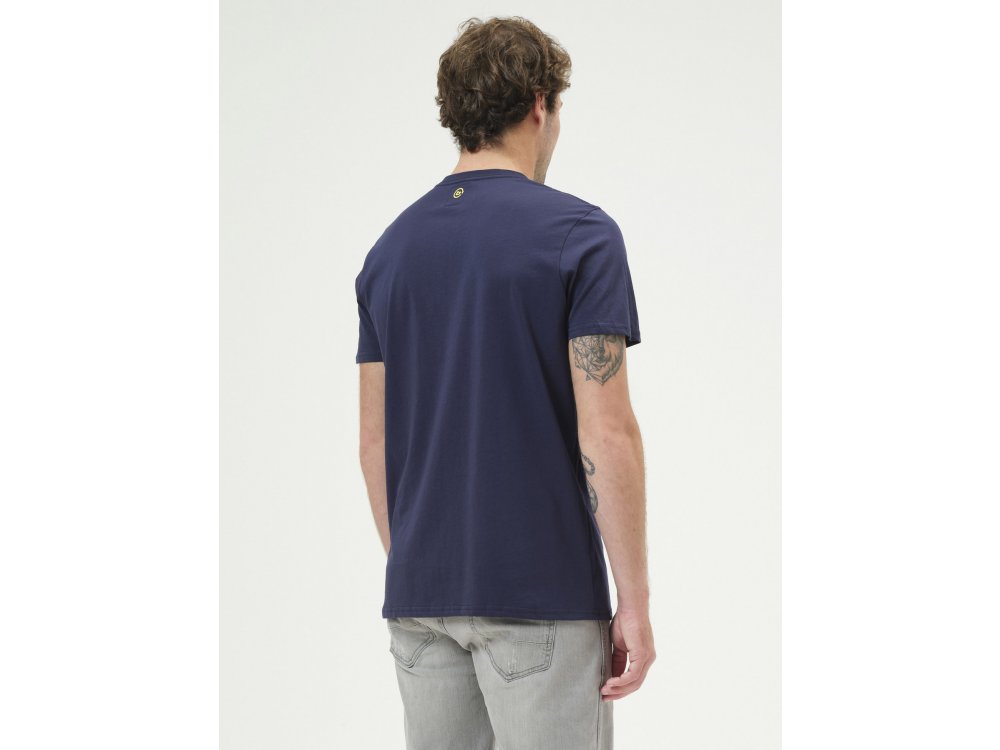 Basehit Men's S/S T-shirt Navy Blue