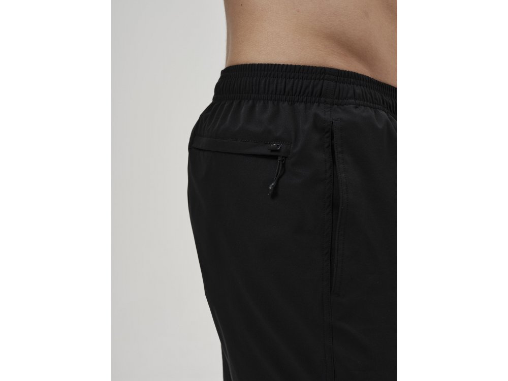 Basehit Men's Volley Packable Shorts Black