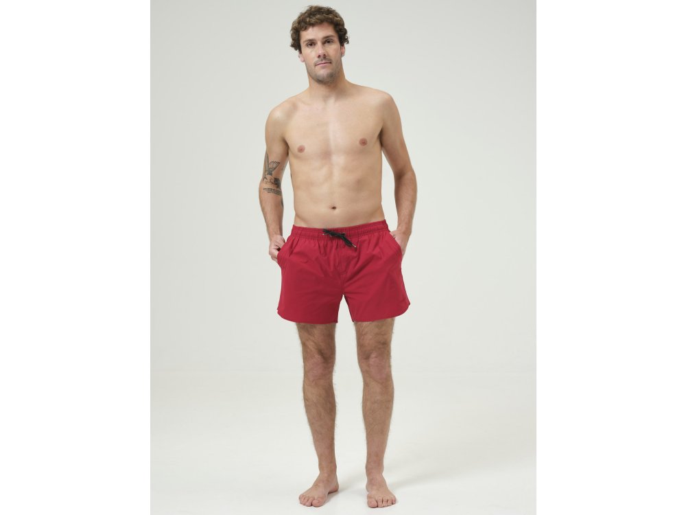 Basehit Men's Volley Shorts Raspberry Red