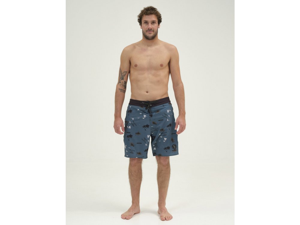 Emerson Men's Packable Board Shorts PR236 Green