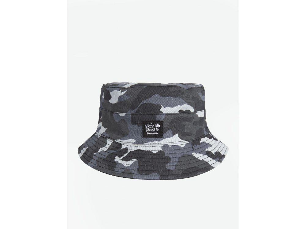 Emerson Unisex Bucket Hat Camo Grey-Black 