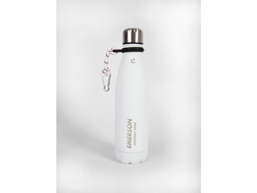Emerson Double Wall Vacuum Bottle(500ml) White