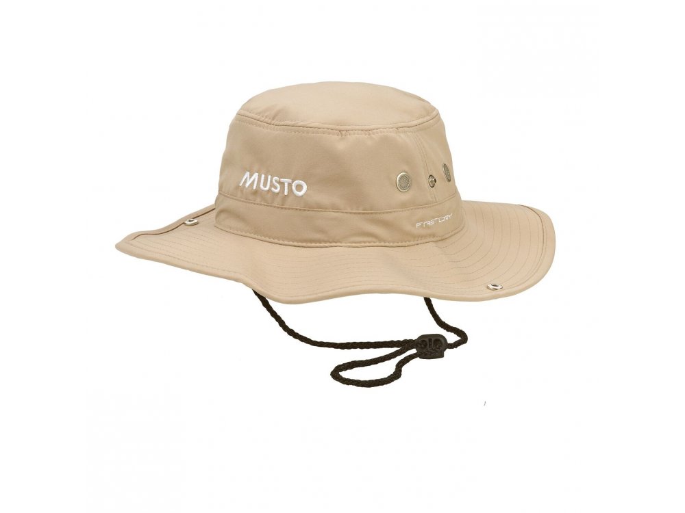 Musto Evo FD Brimmed Hat 812 Light Stone