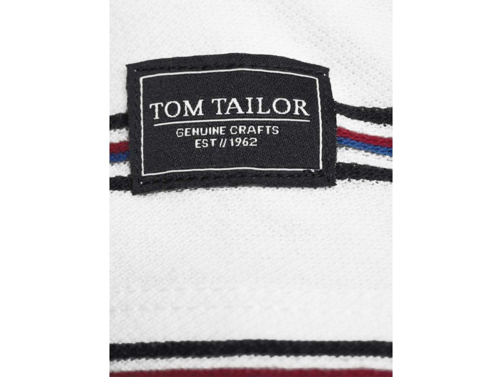 Tom Tailor T-Shirt Stripped Pique T Ανδρικό 10332