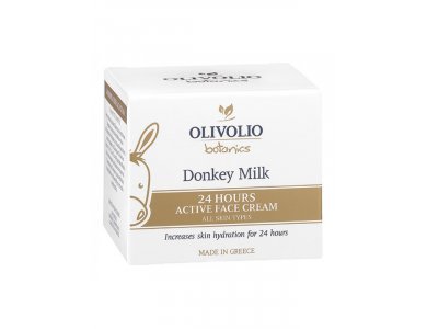 Olivolio Donkey Milk 24 Hours Active Face Cream 50mL
